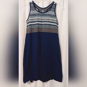 Title Nine Buttah Geometric Print Blue size large